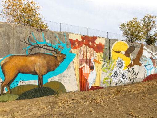 Mural on the Sand Creek Trail