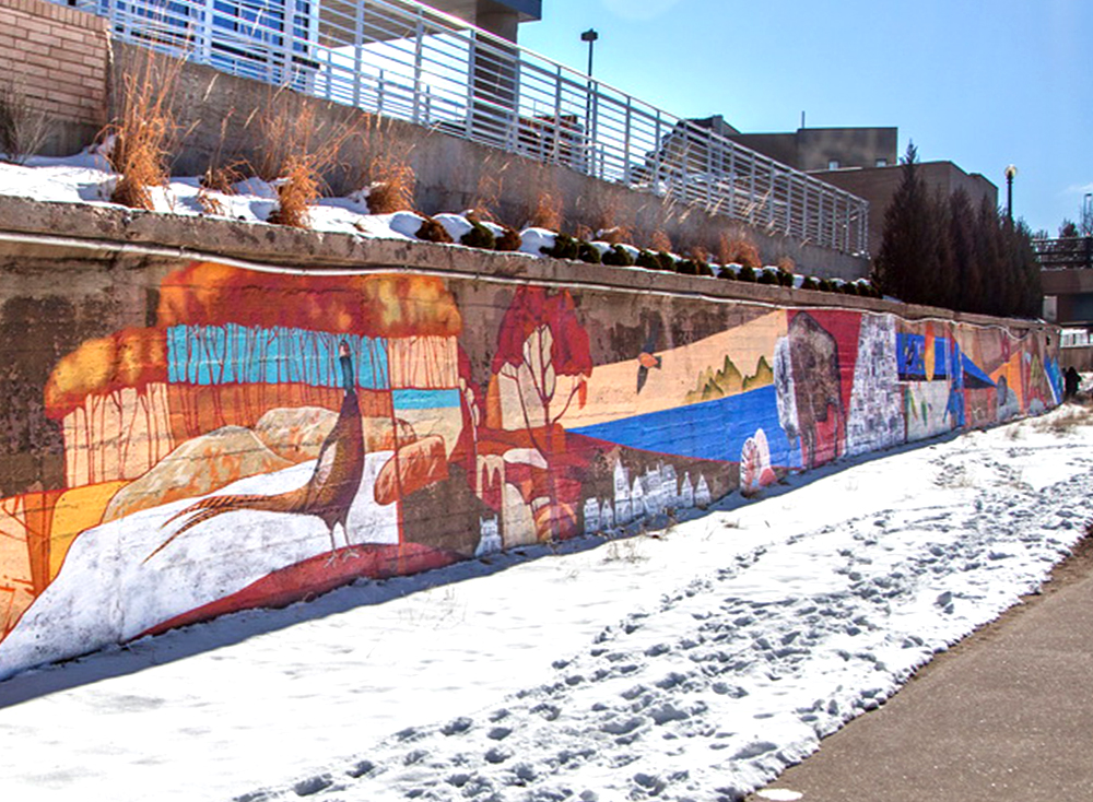 Denver Urban Arts Fund Mural at the Cherry Creek Trail