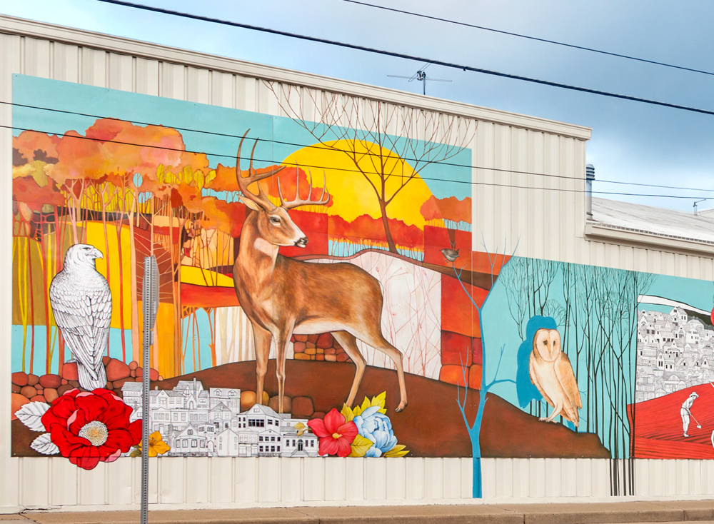 The Tales of Our Town – Public Art Mural, Batesville IN